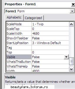 writing the keylogger back the design and set properties for the formset the form name few random