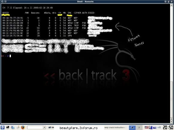 hacking wep wifi passwords. total noob guide! backtrack beta out but until fully tested you are