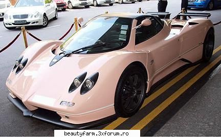 dream pagani zonda pink