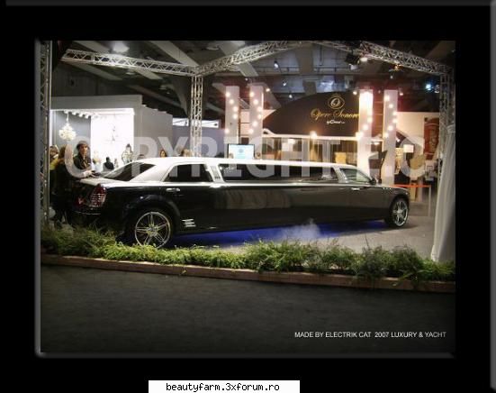 luxury yacht 17.02.2007 expozitie limuzina inchiriat