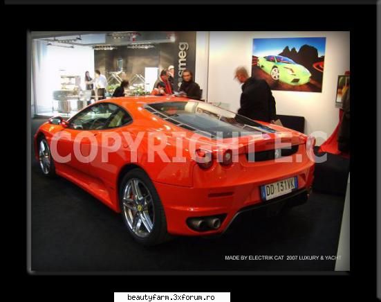 luxury yacht 17.02.2007 expozitie ferarri profil