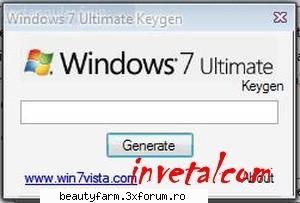 click generate and it will generate and copy the serial to the clipboard for you. all the keys have