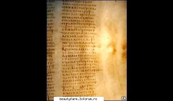 prima biblie crestina gaseste internet 800 pagini din cea mai veche biblie crestina care pana azi