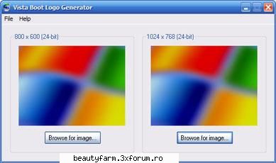 vista boot logo generator v1.1 free download download dan smith's vista boot logo generator. install