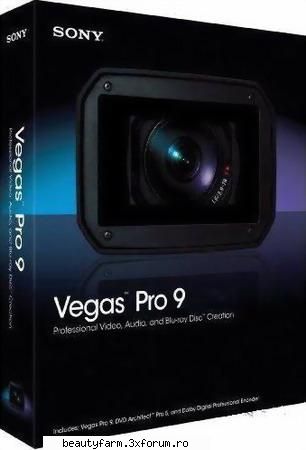 sony vegas pro sony vegas pro vegas – the program for records, editing and video and audio tools