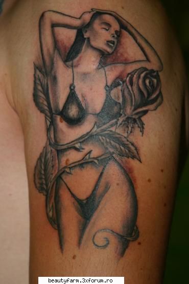 gallery tattoo femeie trandafir tattoo