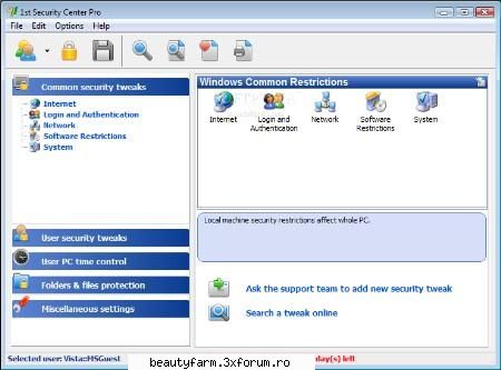 1st Security Center Pro - Free Full Download from Rapidshare Megaupload - SOFT-URI