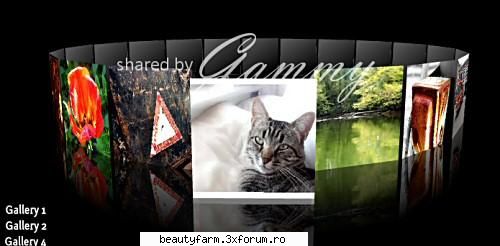 3D Interactive Gallery XML Flash - 3D Interactive Gallery jest doskonałym - FLASH,HTML,JAVA SCRIPT,PHP...