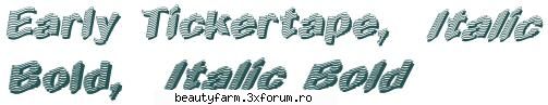 3D font fonturi 3d - free download - Early Tickertape font - FLASH,HTML,JAVA SCRIPT,PHP...