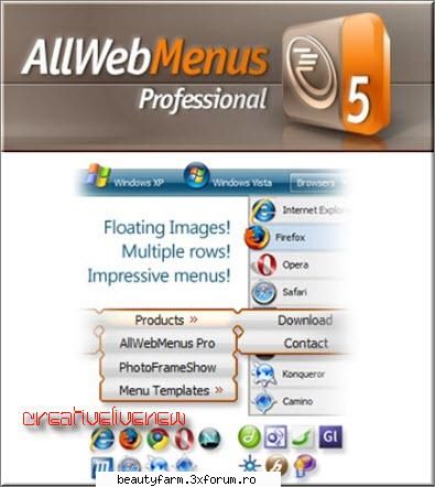 AllWebMenus Pro 5.1 Build 784-free download soft descarca gratis - Free Full Download from - SOFT-URI