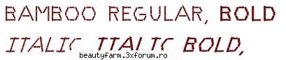 Asian fonts - FONTURI ASIATICE FREE DOWNLOAD - Bamboo font A TrueType font in - FLASH,HTML,JAVA SCRIPT,PHP...
