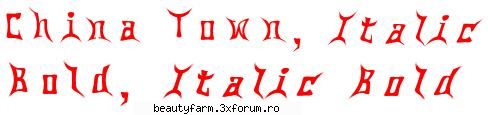 Asian fonts - FONTURI ASIATICE FREE DOWNLOAD - China Town font A nice Asian - FLASH,HTML,JAVA SCRIPT,PHP...