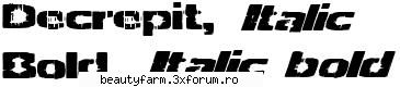 BOLD FONTS - FREE DOWNLOAD - Decrepit font A horror font. Hooo...Waaa - FLASH,HTML,JAVA SCRIPT,PHP...