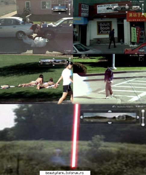 Controversatul Google Street View dezvaluie o lume bizara - Pe luna ce trece, serviciul online - COOL STUFF