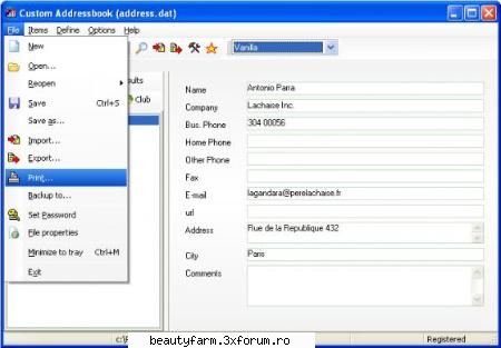 Custom Addressbook 5.1 - Custom Addressbook 5.1 | 6,6MB This award-winning - SOFT-URI