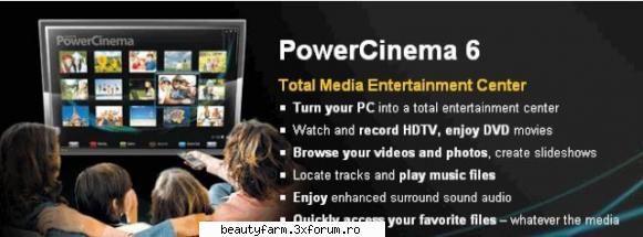 CyberLink PowerCinema - CyberLink PowerCinema 6 Retail | 132 MB - SOFT-URI
