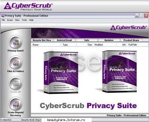 CyberScrub Privacy Suite - free download soft descarca gratis programe - CyberScrub Privacy Suite - SOFT-URI