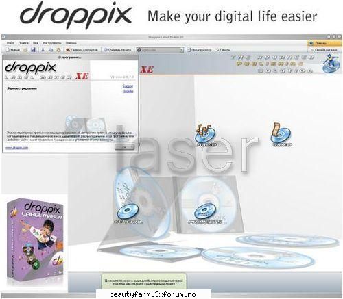 Droppix Label Maker with Art-packs-free download soft descarca gratis - Droppix Label Maker XE - SOFT-URI
