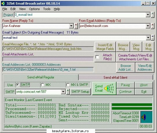 Electrasoft 32bit Email Broadcaster v -free download soft full - Free Full Download from - SOFT-URI