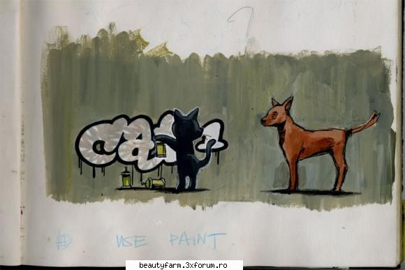 ___Grafitti___ - tot din colectia lui Banksy - STRANGE PICS