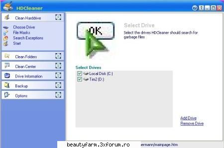 HDCleaner - Free Full Download from Rapidshare Megaupload - SOFT-URI
