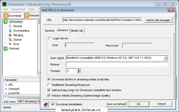 HiDownload Pro v7.32 - HiDownload is a multi-threaded download manager - SOFT-URI
