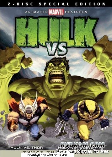Hulk vs Wolverine 2009-free download movie descarca gratis filme - Hulk vs Wolverine - NOUTATI CINEMATOGRAFICE