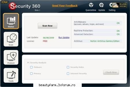 IObit Security 360 - Free Full Download from Rapidshare Megaupload - SOFT-URI