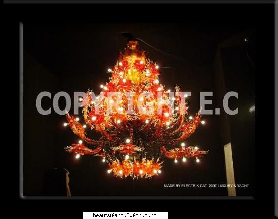 LUXURY & YACHT - EXPOZITIE INCREDIBILA - ACEST CANDELABRU AVEA CAM VREO 2 METRI LUNGIME - THE ART SIDE OF YOU