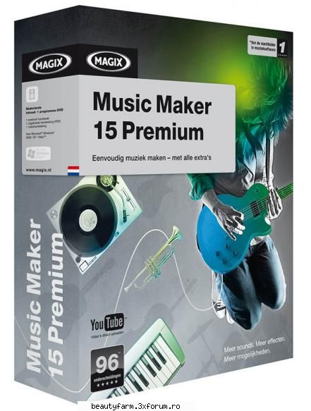 Magix Music Maker 15 Premium Edition - Music Maker 15 Premium Edition Magix Music Maker - SOFT-URI