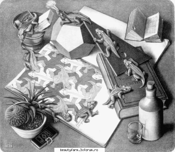Maurits Cornelis Escher desene - ADMIN-ELECTRIK_CAT - STRANGE PICS