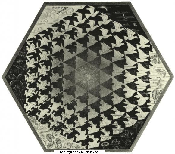Maurits Cornelis Escher desene - ADMIN-ELECTRIK_CAT - STRANGE PICS