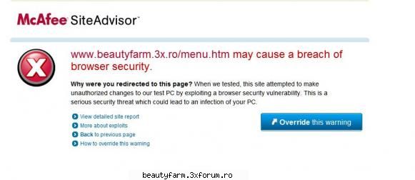 McAfee... - ced ca trebuie facut ceva ... dp asta de - PAREREA TA