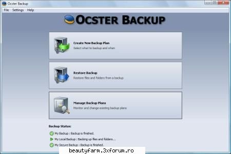 Ocster Backup Free-free download soft descarca gratis programe - Free Full Download from - SOFT-URI