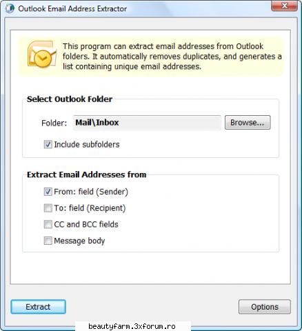 Outlook Email Address Extractor v1.5-FREE DOWNLOAD SOFT - Outlook Email Address Extractor v1.5 - SOFT-URI