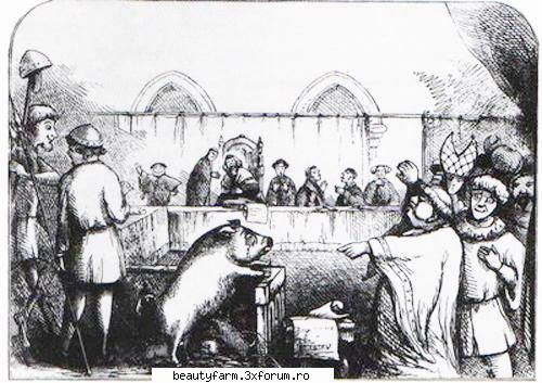 Procesele animalelor - ciudatele apucaturi ale justitiei - Infractoarea roz. Cazul femelei - ALTE ANIMALE