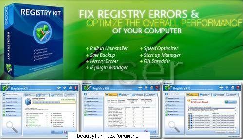 Registry Kit 2.0 - Registry Kit is a registry cleaner and a system - SOFT-URI