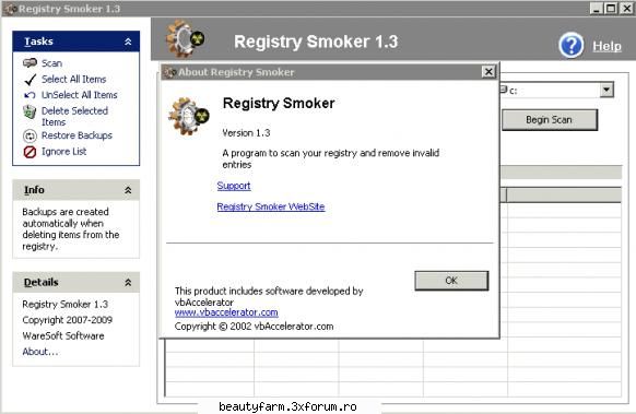 Registry Smoker v1.3 - Free Full Download from Rapidshare Megaupload - SOFT-URI