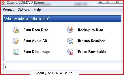 Sateira CD&DVD Burner - Free Full Download from Rapidshare Megaupload - SOFT-URI
