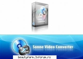 Sonne Video Converter - Free Full Download from Rapidshare Megaupload - SOFT-URI