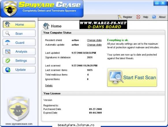 Spyware Cease 3.7-free download soft descarca gratis programe - Spyware Cease 3.7 Free Full - SOFT-URI