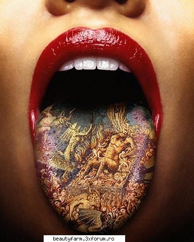 Tongue Tattoos - As tongue tattoos become more and more popular - COOL STUFF