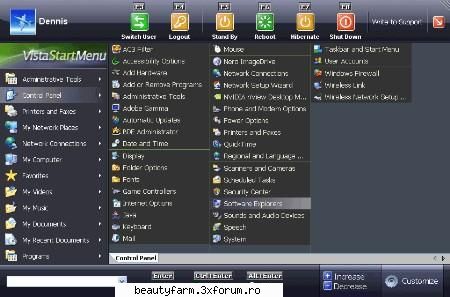 Vista Start Menu SE 3.2 - Free Full Download from Rapidshare Megaupload - SOFT-URI