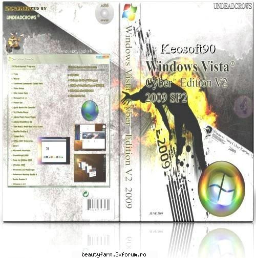 Windows Vista Cyber Edition 2009 x86 SP2 v2 ENG-free download - Free Full Download from Rapidshare - SOFT-URI