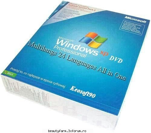 Windows XP SP3 Professional DVD Multilangs 24 Languages All in One - Free Full Download from - SOFT-URI