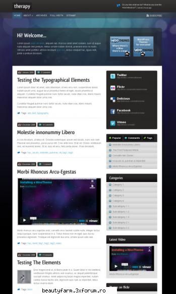 WooThemes_-_Premium_Wordpress_Themes - Features * A social profiles - FLASH,HTML,JAVA SCRIPT,PHP...