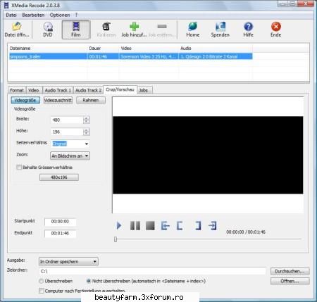 XMedia Recode - Free Full Download from Rapidshare Megaupload - SOFT-URI