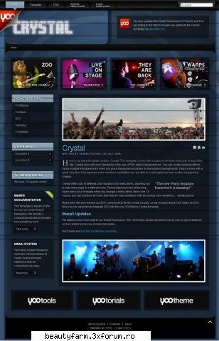 YT Crystal Joomla Theme - * Built with the new Warp5 template framework * - FLASH,HTML,JAVA SCRIPT,PHP...
