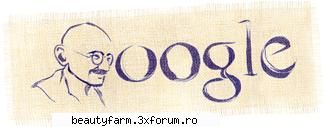 cum sarbatoreste google zilele importante - aniversarea lui Gandhi - COOL STUFF