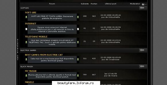 template theme skinuri pt forumurile 3xforum - SKIN FOX CAT -> DOWNLOAD - FLASH,HTML,JAVA SCRIPT,PHP...